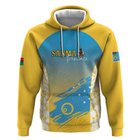 Personalised Vanuatu Sanma Day Zip Hoodie Special Style LT05 Pullover Hoodie Yellow - Polynesian Pride