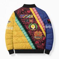 Love Torba PNG Day Bomber Puffer Jacket Together We Grow LT05 - Polynesian Pride