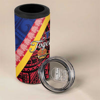 Love Torba PNG Day 4 in 1 Can Cooler Tumbler Together We Grow LT05 - Polynesian Pride
