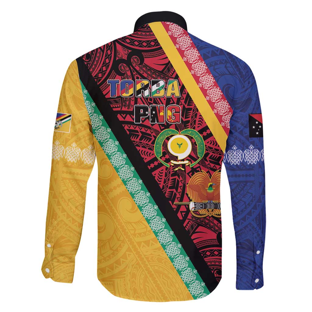 Love Torba PNG Day Family Matching Long Sleeve Bodycon Dress and Hawaiian Shirt Together We Grow LT05 - Polynesian Pride