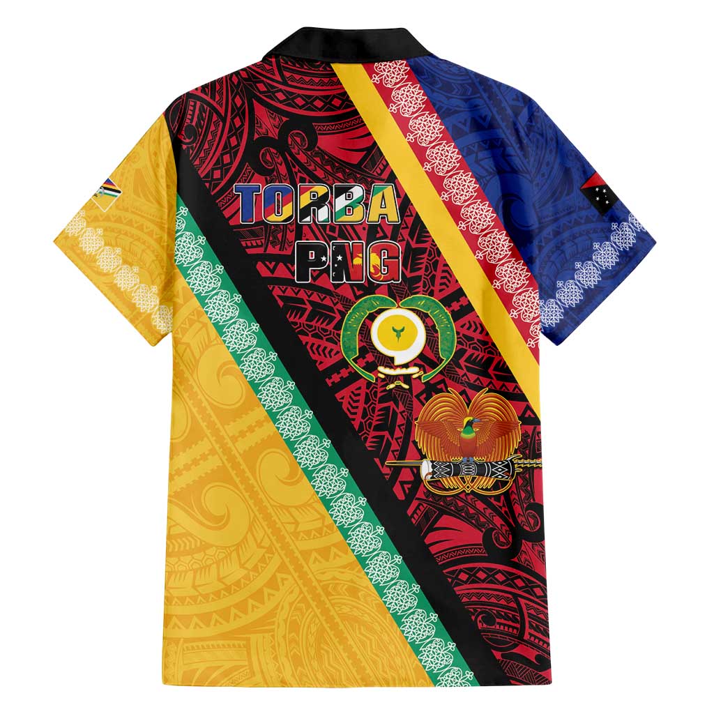 Love Torba PNG Day Family Matching Off Shoulder Maxi Dress and Hawaiian Shirt Together We Grow LT05 - Polynesian Pride