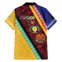 Love Torba PNG Day Family Matching Off Shoulder Maxi Dress and Hawaiian Shirt Together We Grow LT05 - Polynesian Pride
