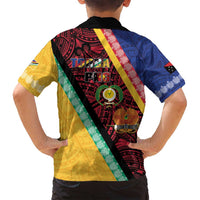 Love Torba PNG Day Family Matching Tank Maxi Dress and Hawaiian Shirt Together We Grow LT05 - Polynesian Pride