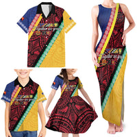 Love Torba PNG Day Family Matching Tank Maxi Dress and Hawaiian Shirt Together We Grow LT05 - Polynesian Pride