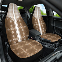 Beige Hawaii Paniolo Quilt Motif Car Seat Cover LT05 One Size Beige - Polynesian Pride