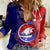 Papua New Guinea Central Province Women Casual Shirt Mix Coat Of Arms Polynesian Pattern LT05 Female Blue - Polynesian Pride