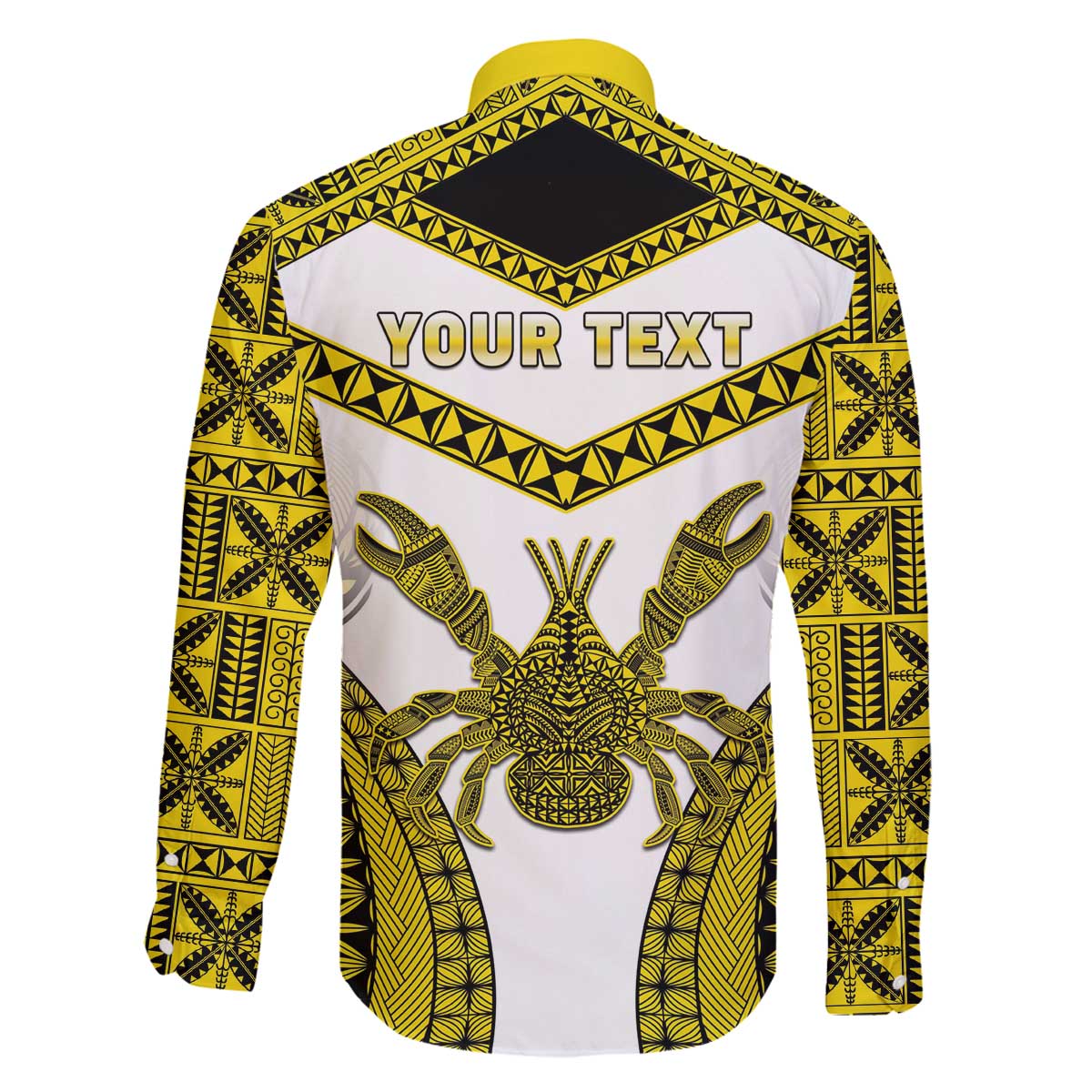 Personalised Niue The Rock Of Polynesia Family Matching Off The Shoulder Long Sleeve Dress and Hawaiian Shirt Peniamina Gospel Day Yellow Version LT05 - Polynesian Pride