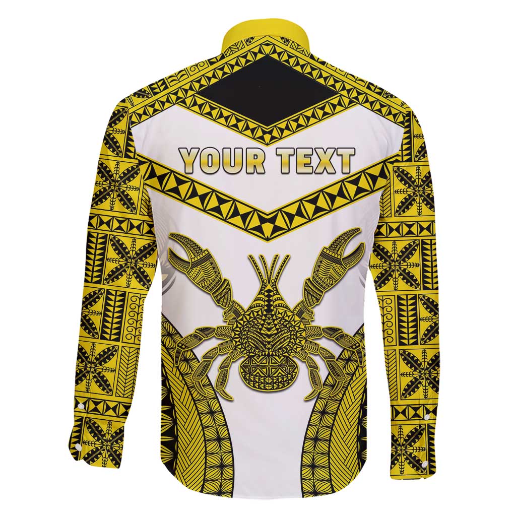 Personalised Niue The Rock Of Polynesia Family Matching Short Sleeve Bodycon Dress and Hawaiian Shirt Peniamina Gospel Day Yellow Version LT05 - Polynesian Pride
