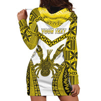 Personalised Niue The Rock Of Polynesia Hoodie Dress Peniamina Gospel Day Yellow Version LT05 - Polynesian Pride