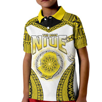 Personalised Niue The Rock Of Polynesia Kid Polo Shirt Peniamina Gospel Day Yellow Version LT05 Kid Yellow - Polynesian Pride