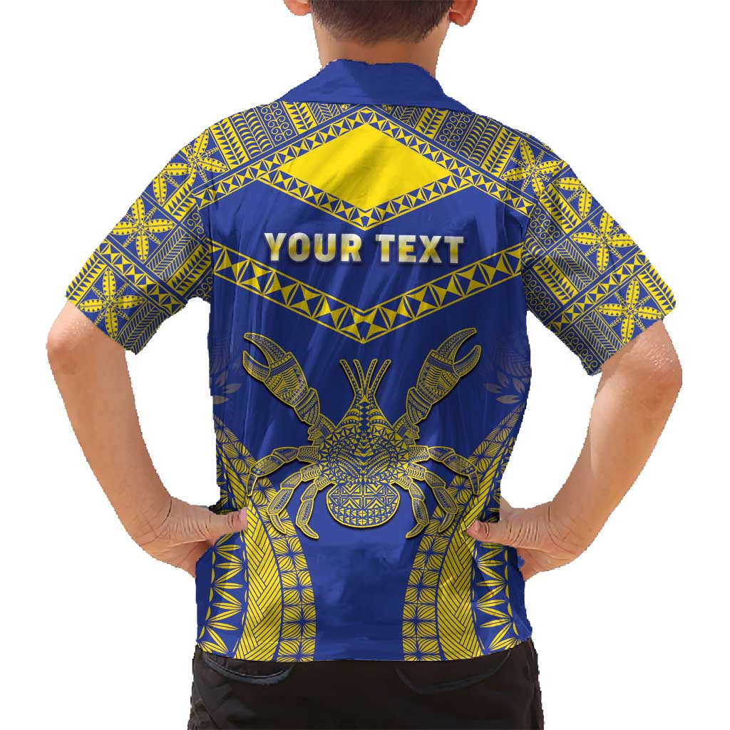 Personalised Niue The Rock Of Polynesia Family Matching Long Sleeve Bodycon Dress and Hawaiian Shirt Peniamina Gospel Day Blue Version LT05 - Polynesian Pride