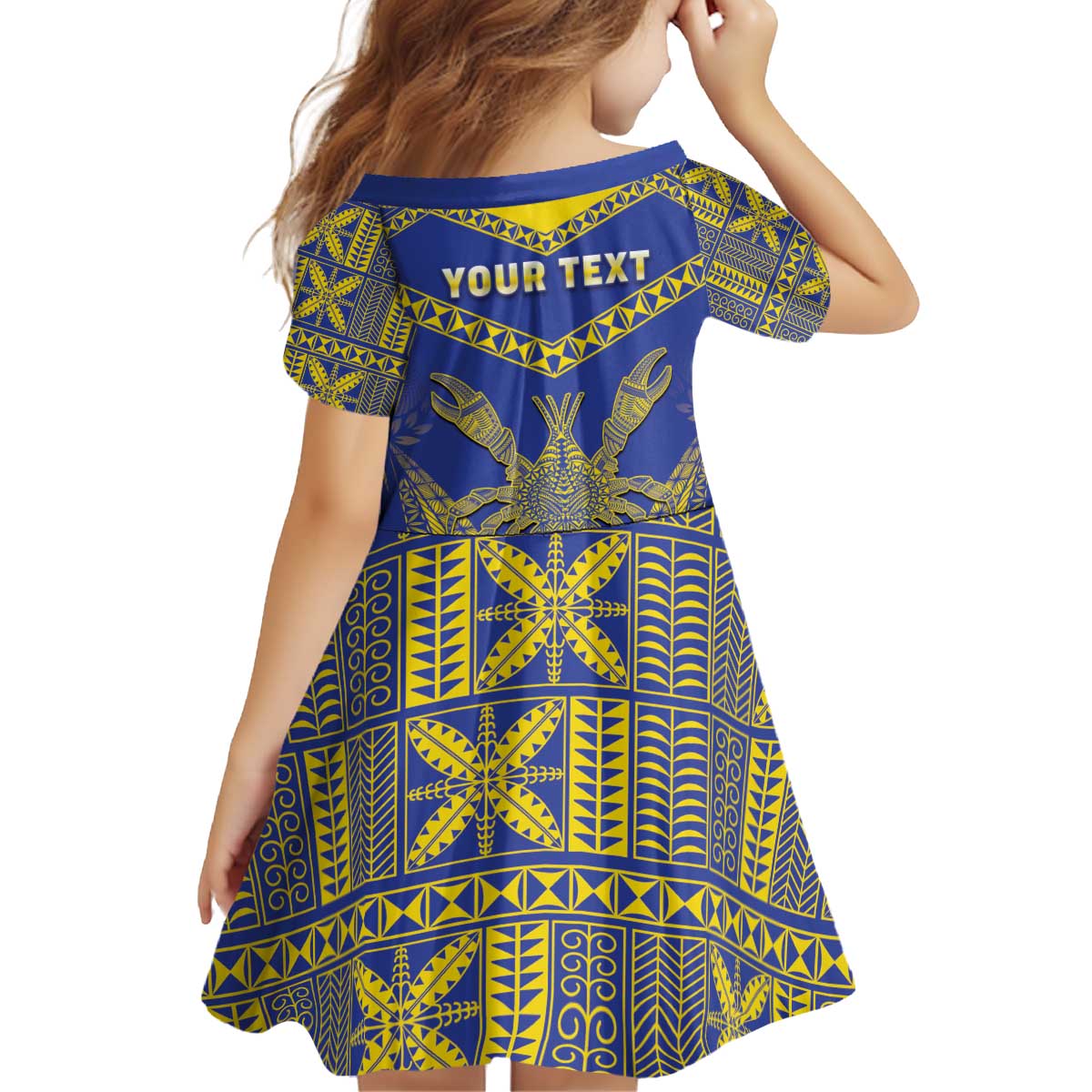 Personalised Niue The Rock Of Polynesia Family Matching Puletasi and Hawaiian Shirt Peniamina Gospel Day Blue Version LT05 - Polynesian Pride