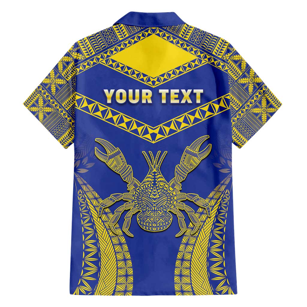 Personalised Niue The Rock Of Polynesia Family Matching Short Sleeve Bodycon Dress and Hawaiian Shirt Peniamina Gospel Day Blue Version LT05 - Polynesian Pride