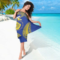 Niue The Rock Of Polynesia Sarong Peniamina Gospel Day Blue Version