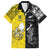 Custom New Zealand Maori And Niue Hiapo Family Matching Tank Maxi Dress and Hawaiian Shirt Lizard And Coconut Crab Together