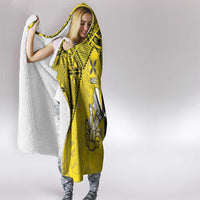 New Zealand Maori And Niue Hiapo Hooded Blanket Lizard And Coconut Crab Together LT05 - Polynesian Pride
