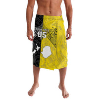 Custom New Zealand Maori And Niue Hiapo Lavalava Lizard And Coconut Crab Together LT05 Yellow - Polynesian Pride