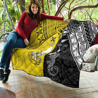 New Zealand Maori And Niue Hiapo Quilt Lizard And Coconut Crab Together LT05 - Polynesian Pride