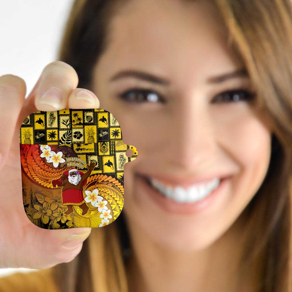 Papua New Guinea Retro Christmas AirPods Case Hamamas Krismas LT05 - Polynesian Pride