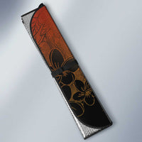 Papua New Guinea Retro Christmas Auto Sun Shade Hamamas Krismas - Polynesian Pride