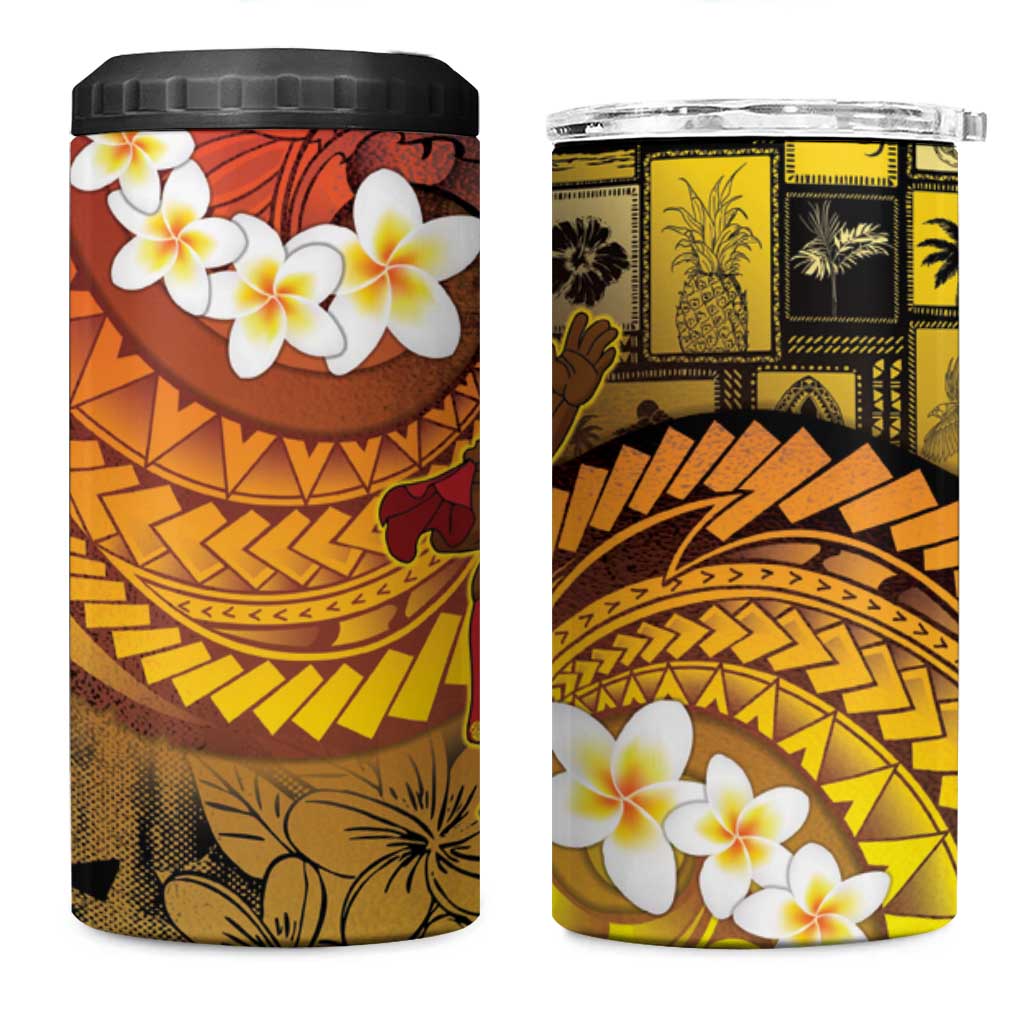 Papua New Guinea Retro Christmas 4 in 1 Can Cooler Tumbler Hamamas Krismas LT05 One Size: 16 oz Colorful - Polynesian Pride