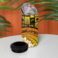 Papua New Guinea Retro Christmas 4 in 1 Can Cooler Tumbler Hamamas Krismas LT05 - Polynesian Pride