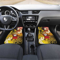 Papua New Guinea Retro Christmas Car Mats Hamamas Krismas - Polynesian Pride