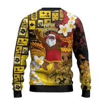 Papua New Guinea Retro Christmas Ugly Christmas Sweater Hamamas Krismas LT05 - Polynesian Pride