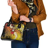 Papua New Guinea Retro Christmas Shoulder Handbag Hamamas Krismas - Polynesian Pride