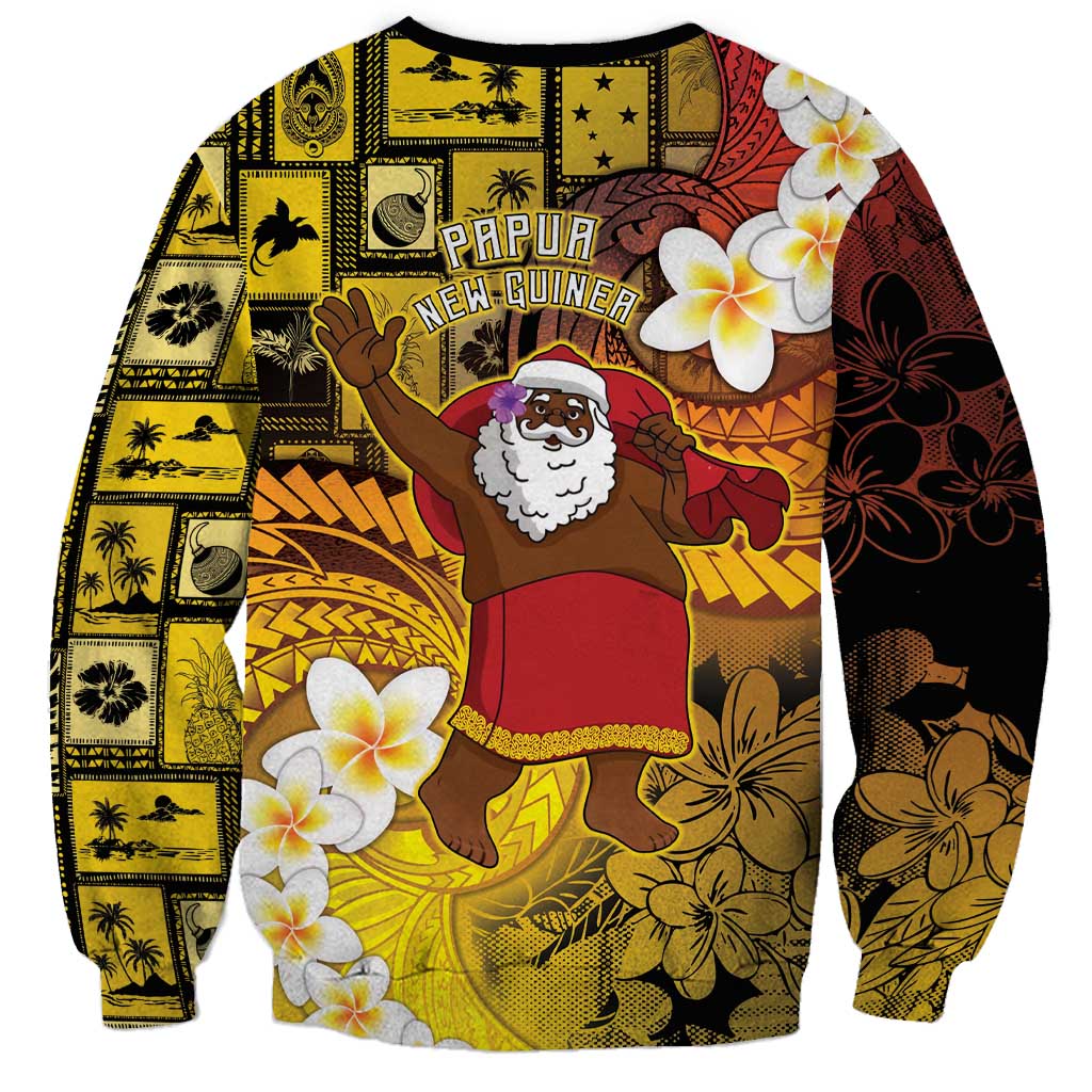 Papua New Guinea Retro Christmas Sweatshirt Hamamas Krismas - Polynesian Pride