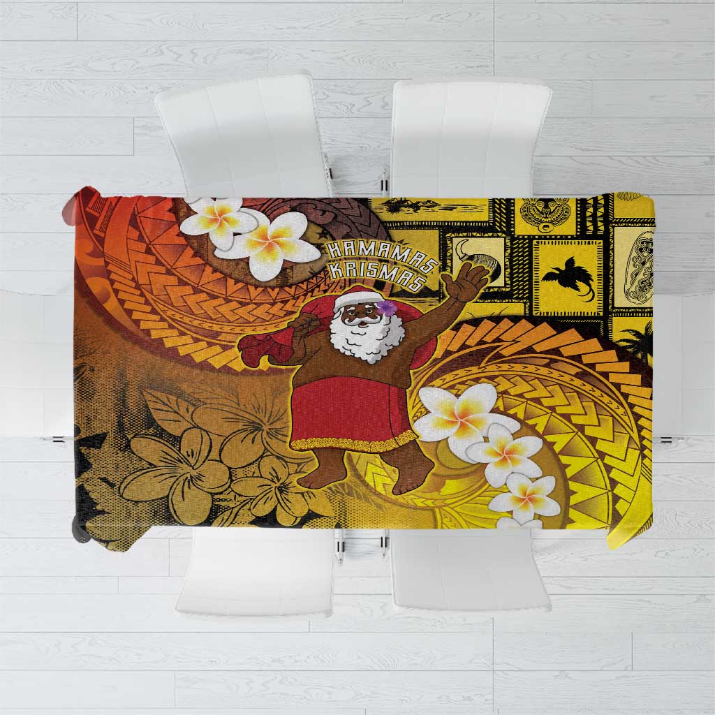 Papua New Guinea Retro Christmas Tablecloth Hamamas Krismas LT05 Colorful - Polynesian Pride