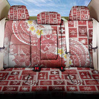 Tonga Christmas Back Car Seat Cover Kilisimasi Fiefia Retro Style Red LT05 One Size Red - Polynesian Pride