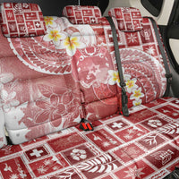 Tonga Christmas Back Car Seat Cover Kilisimasi Fiefia Retro Style Red LT05 - Polynesian Pride
