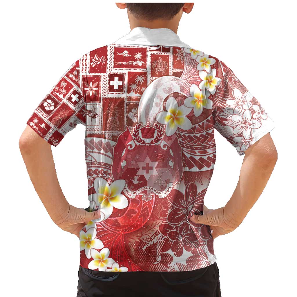 Tonga Christmas Family Matching Mermaid Dress and Hawaiian Shirt Kilisimasi Fiefia Retro Style Red LT05 - Polynesian Pride
