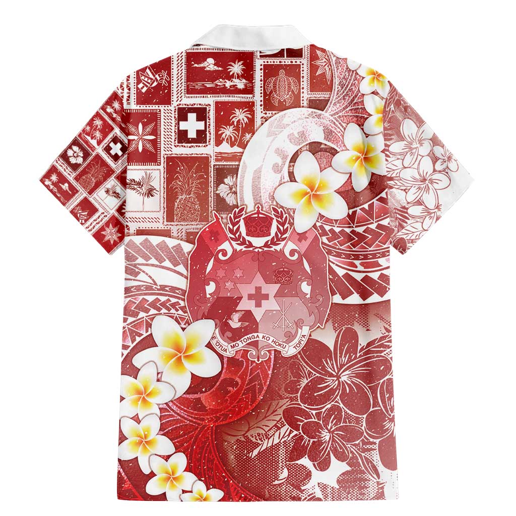 Tonga Christmas Family Matching Mermaid Dress and Hawaiian Shirt Kilisimasi Fiefia Retro Style Red LT05 - Polynesian Pride