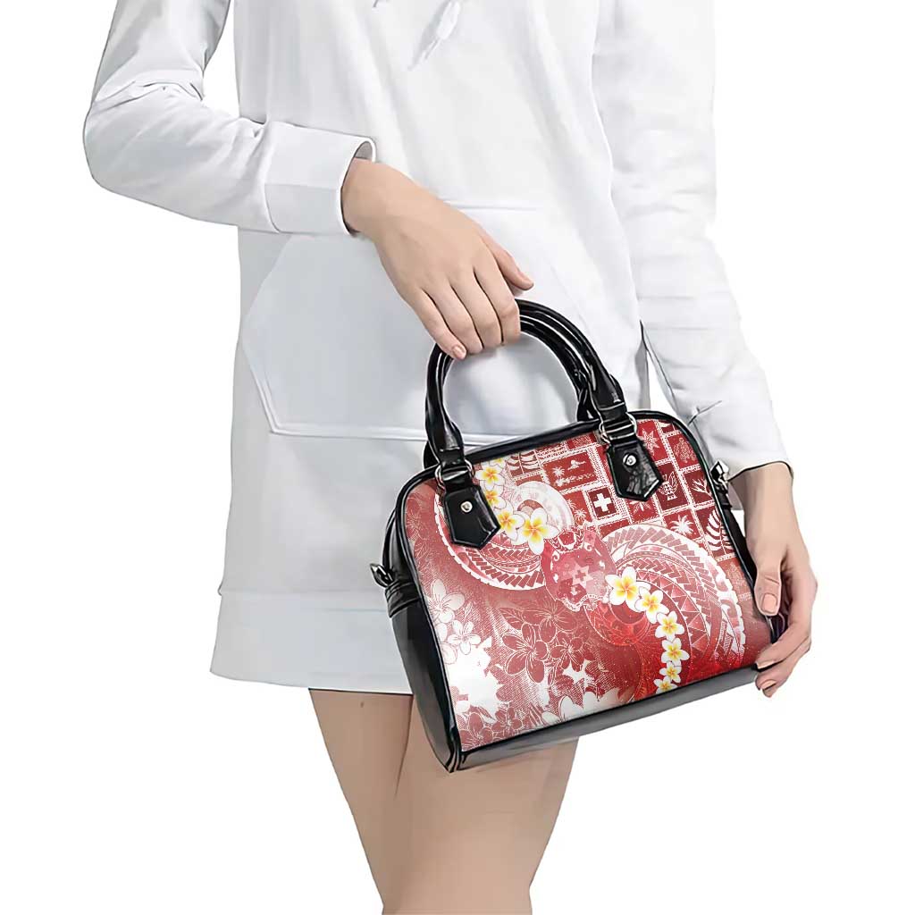 Tonga Christmas Shoulder Handbag Kilisimasi Fiefia Retro Style Red - Polynesian Pride