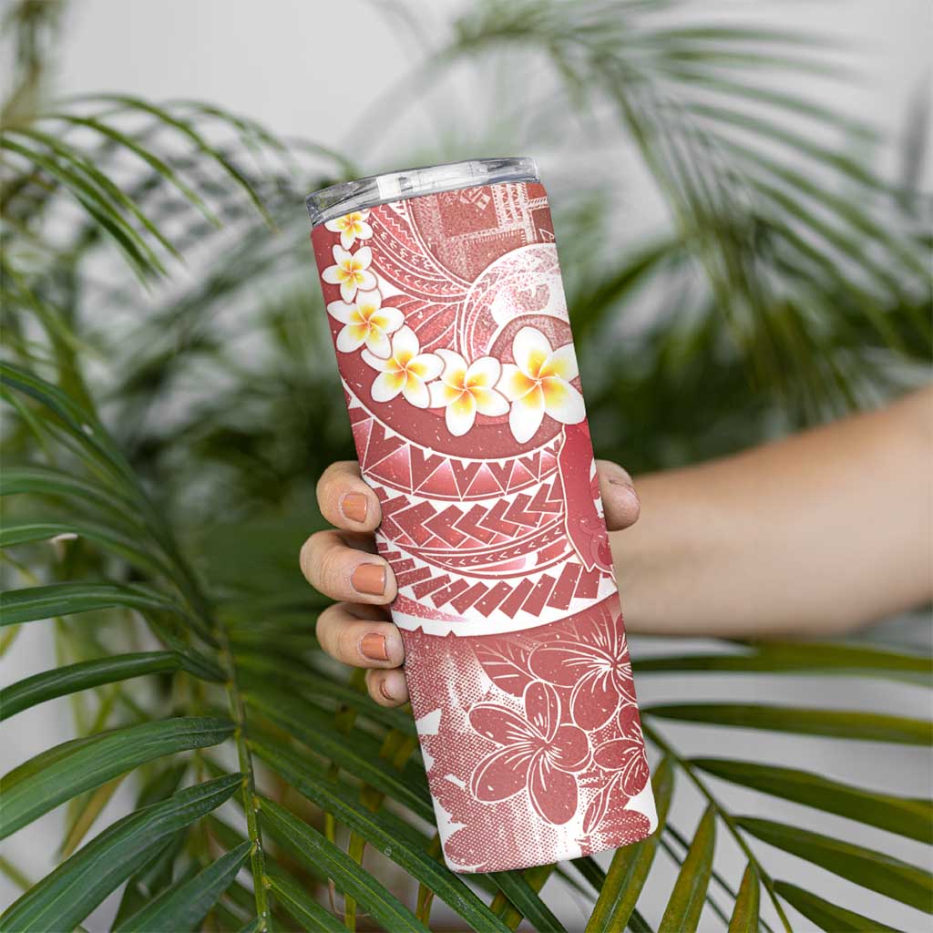 Tonga Christmas Skinny Tumbler Kilisimasi Fiefia Retro Style Red LT05 - Polynesian Pride