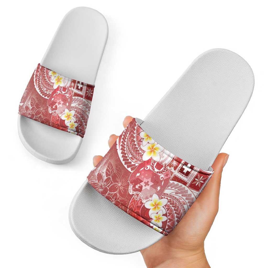 Tonga Christmas Slide Sandals Kilisimasi Fiefia Retro Style Red - Polynesian Pride
