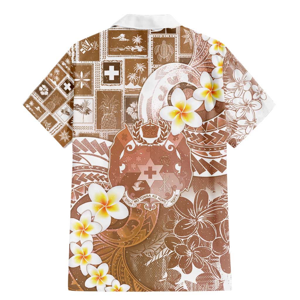 Tonga Christmas Family Matching Mermaid Dress and Hawaiian Shirt Kilisimasi Fiefia Retro Style Brown LT05 - Polynesian Pride