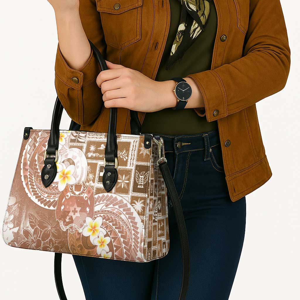 Tonga Christmas Leather Bag Kilisimasi Fiefia Retro Style Brown LT05 - Polynesian Pride
