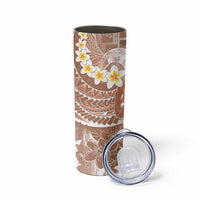 Tonga Christmas Skinny Tumbler Kilisimasi Fiefia Retro Style Brown LT05 - Polynesian Pride