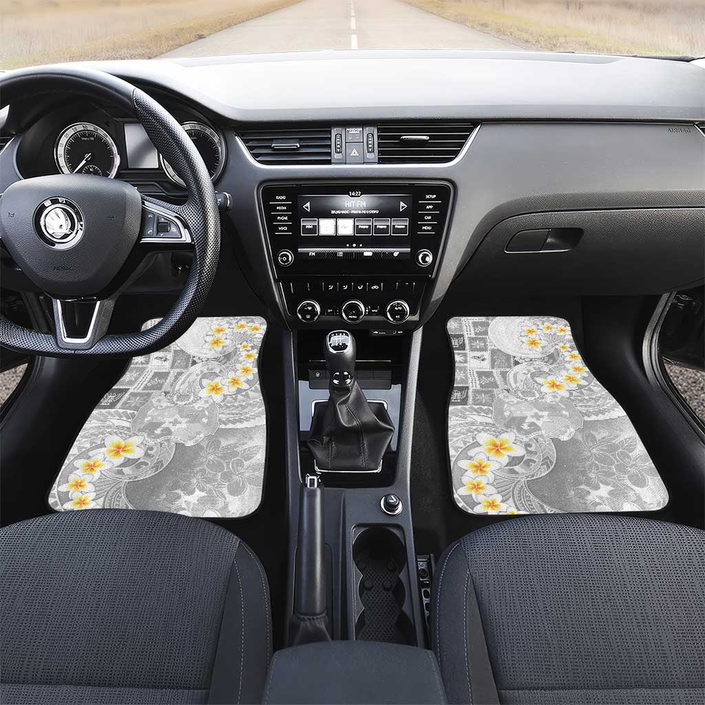 Tonga Christmas Car Mats Kilisimasi Fiefia Retro Style White - Polynesian Pride
