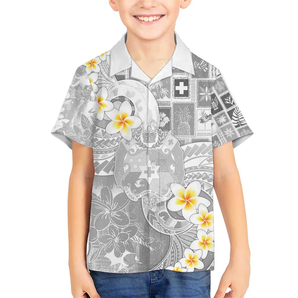 Tonga Christmas Family Matching Summer Maxi Dress and Hawaiian Shirt Kilisimasi Fiefia Retro Style White LT05 Son's Shirt White - Polynesian Pride