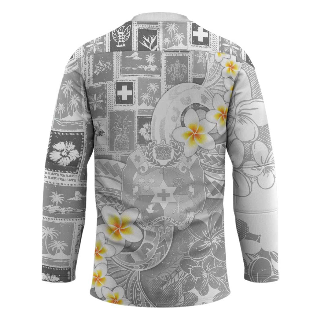 Tonga Christmas Hockey Jersey Kilisimasi Fiefia Retro Style White - Polynesian Pride