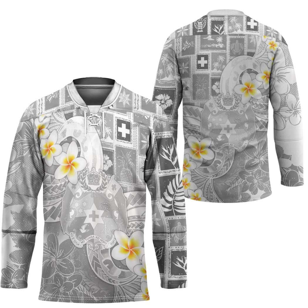 Tonga Christmas Hockey Jersey Kilisimasi Fiefia Retro Style White - Polynesian Pride