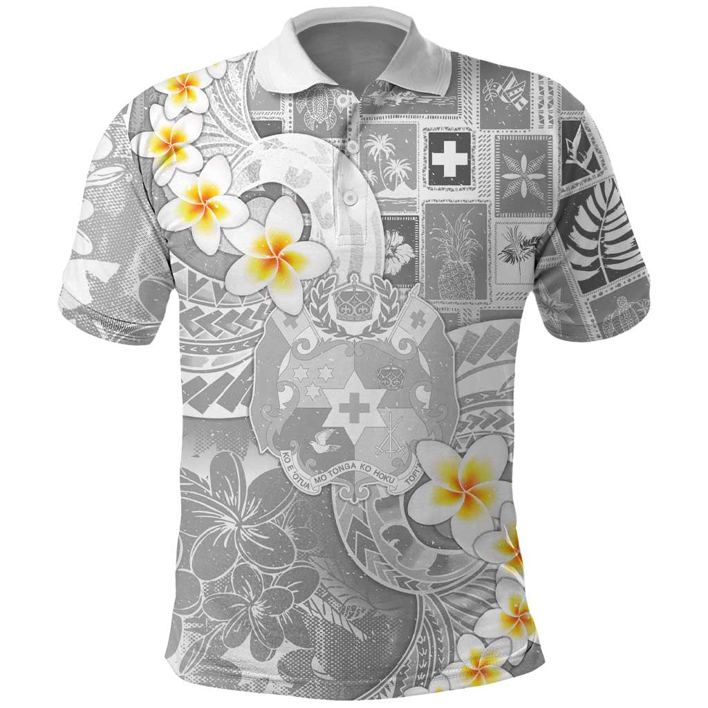 Tonga Christmas Polo Shirt Kilisimasi Fiefia Retro Style White LT05 White - Polynesian Pride