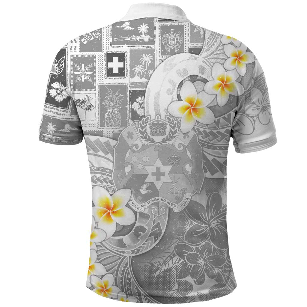 Tonga Christmas Polo Shirt Kilisimasi Fiefia Retro Style White LT05 - Polynesian Pride