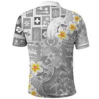 Tonga Christmas Polo Shirt Kilisimasi Fiefia Retro Style White LT05 - Polynesian Pride