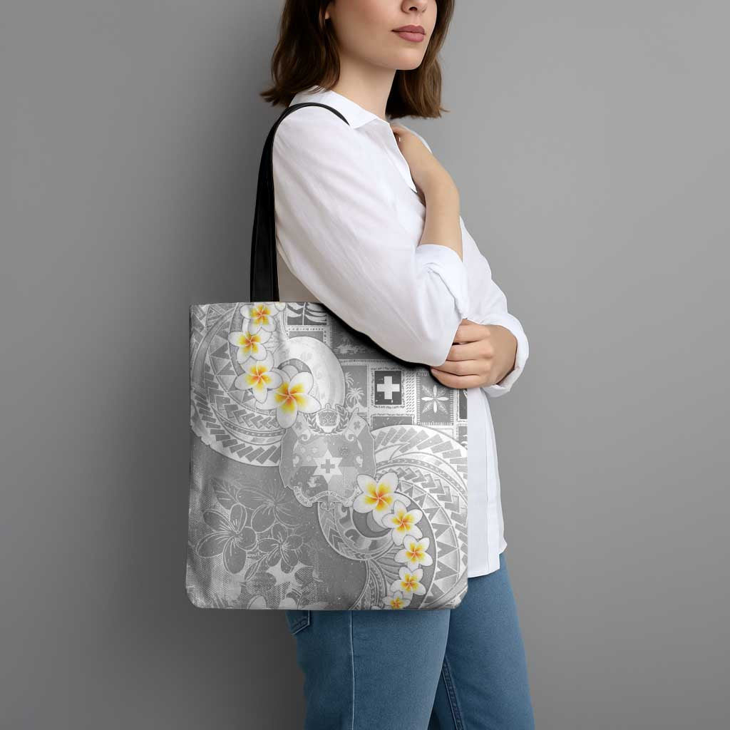 Tonga Christmas Tote Bag Kilisimasi Fiefia Retro Style White - Polynesian Pride