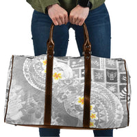 Tonga Christmas Travel Bag Kilisimasi Fiefia Retro Style White LT05 White - Polynesian Pride